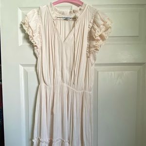 Current Air silk, ivory dress